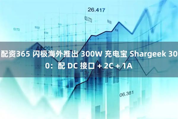 配资365 闪极海外推出 300W 充电宝 Shargeek 300：配 DC 接口 + 2C + 1A