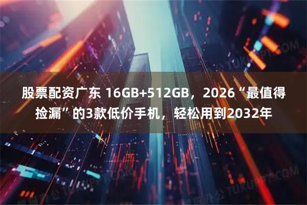 股票配资广东 16GB+512GB，2026“最值得捡漏”的3款低价手机，轻松用到2032年